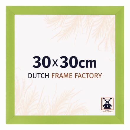 Fotolijst 30x30 cm - MDF - Groen - Praag