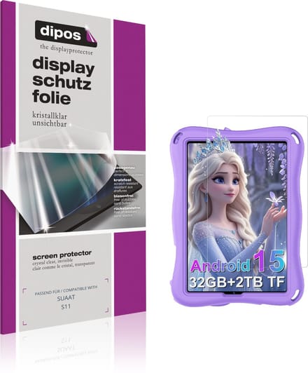 dipos – 2x Beschermfolie geschikt voor SUAAT S11 | Krasbestendige & heldere Screenprotector Ultra-Thin