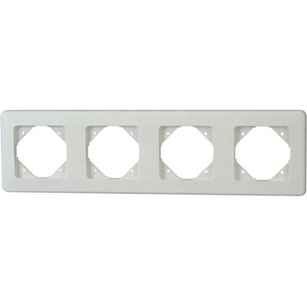 Kopp 303413080 Frame 4-voudig Europa Arctisch-wit, Mat 1 stuk(s)