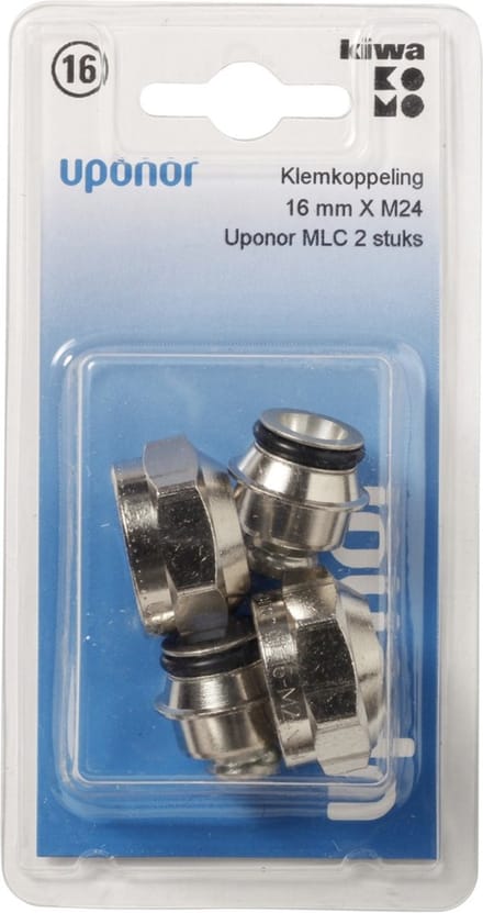 klemkoppeling 16mmxm24 2stuks