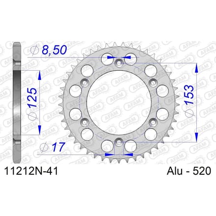 Tandwiel Afam 520 41 dents