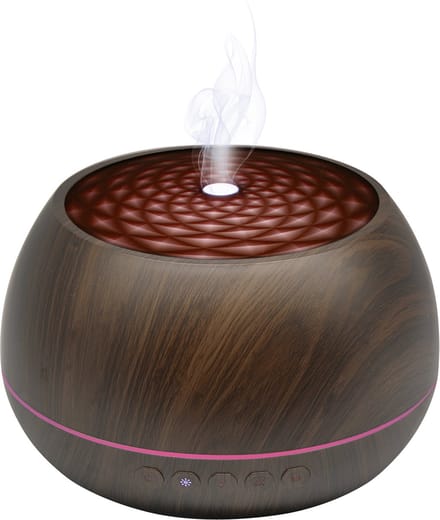 Platinet PADYM030DW Aroma diffuser - Humidifier - Luchtbevochtiger - Etherish olie - Donkerbruin