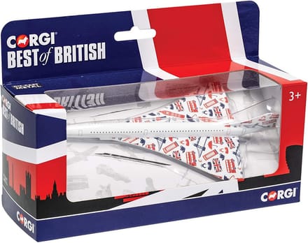 Supersonisch Vliegtuig Model in 'Best of British' Livery 185mm