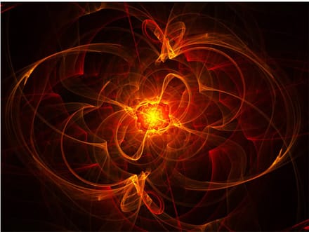Fotobehang - Abstract fire.
