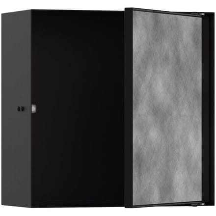 Hansgrohe XtraStoris Rock wall niche installation box with tileable door 30 x 14 x 30 cm 56091670