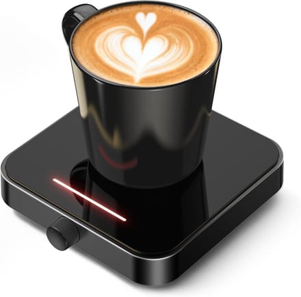 Kopjeswarmer Bureau - Drankverwarmer - Warme Dranken - 3 Temperatuur Niveaus - Zwart