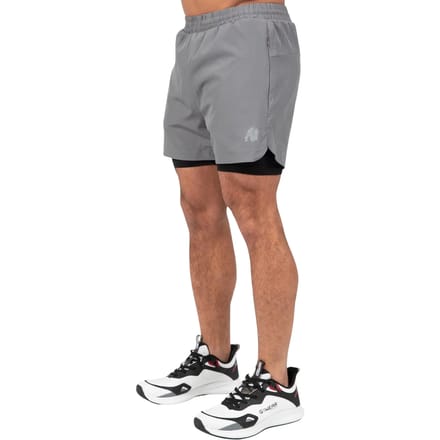 Gorilla Wear Cortez 2-in-1 Shorts - Antraciet - M