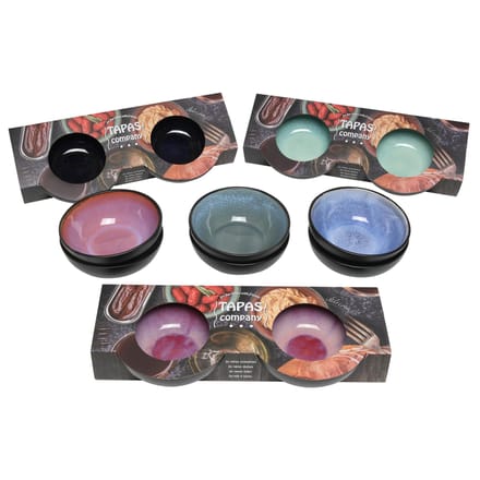 Schaaltje | S/2 | 12X4Cm | Reactive | Glaze | 2 Stuks