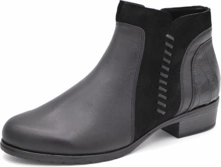 Remonte Dames Laarsje - D6893-02 Zwart - Maat 43