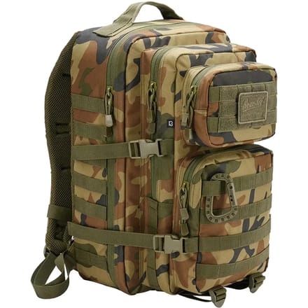 Brandit US Assault Pack Large Rugtas woodland Polyester - Basics, Festival