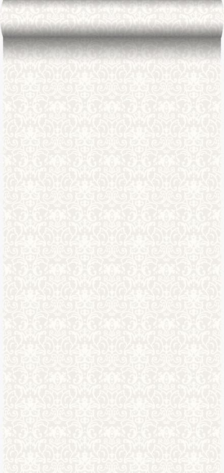 Origin Wallcoverings behang ornamenten wit en lichtgrijs - 53 cm x 10.05 m - 346536