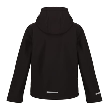 Regatta Kinder/Kids Ablaze 3 Layer Soft Shell Jas (Zwart/Klassiek Rood)