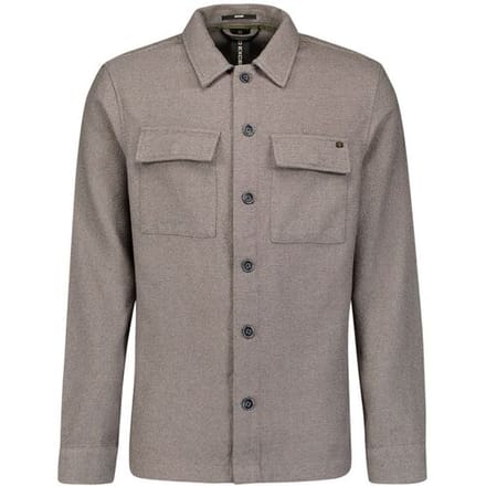 No Excess Overshirt Full Button Stretch Grey Größe: XXL | Casual hemden Outlet | Herren | Grau