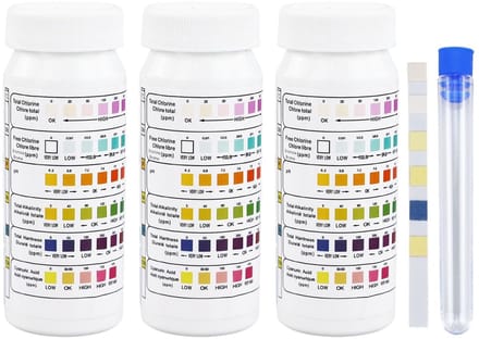 Dailygoods - 150 Stuks 6-in-1 pH-teststrips voor Zwembad en Spa - Watertestkit