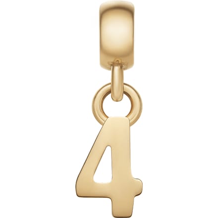 Daniel Wellington DW Charm Number 4 Gold