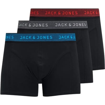 JACK & JONES- JACWAISTBAND TRUNKS 3 PACK NOOS - Heren - Trunks
