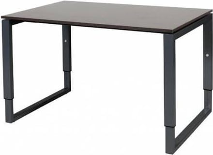 Verstelbaar Bureau - Plus 120x80 logan - zwart frame