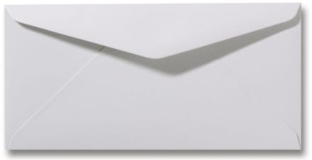 Envelop 11 x 22 cm Dolfijngrijs 100 stuks