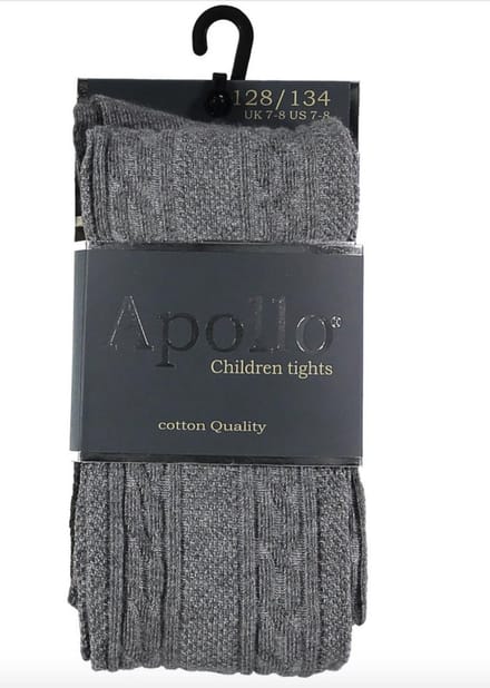 Apollo maillot cable grijs maat 140/146