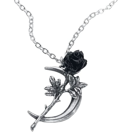 Alchemy Gothic - Gothic Halsketting - New Romance - voor Vrouwen - zilverkleurig