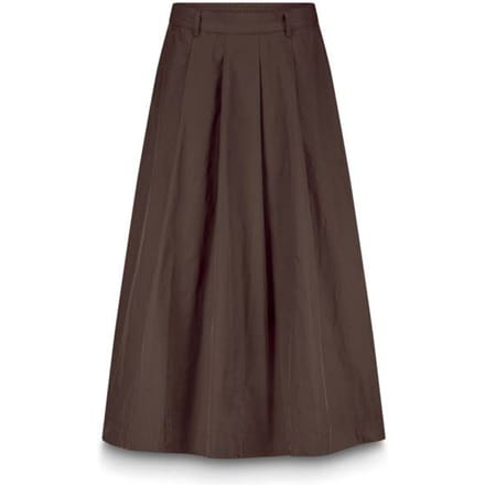 Summum Skirt Taft Light Rokken Donkerbruin 6s1348-12259