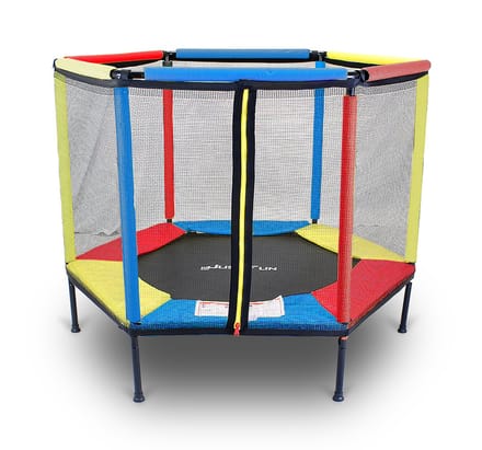 TRAMPOLINE SPEELPARK VOOR HUIS EN TUIN 140 MULTICOLOR