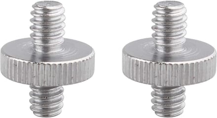 Schroefadapter Set - Camera Schroef - Statief Bevestiging - Volledig Metaal - 1/4 Inch - Zilver