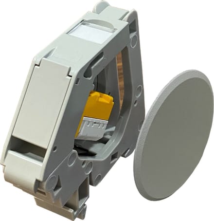 DINTEK - DIN Rail Module - met 2 side covers - geschikt voor keystones - 1303-01002