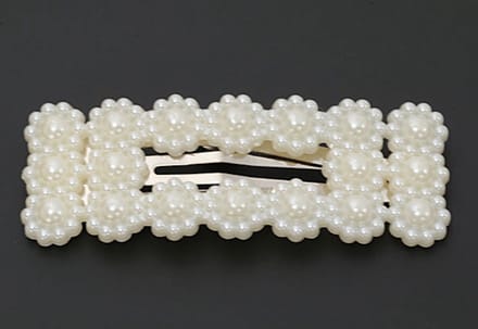 Haarclip met imitatieparels - 7.5 Centimeter - Luxe en chique - Damesdingetjes