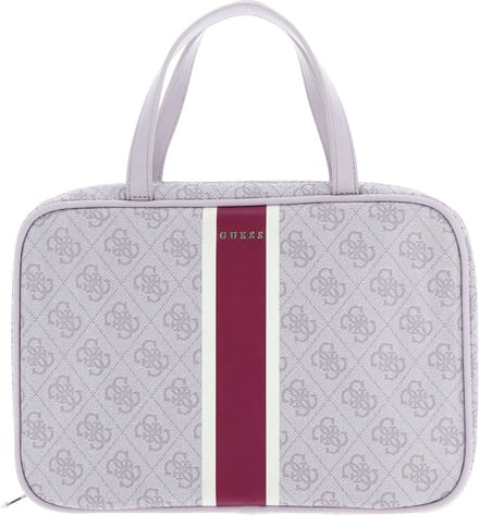 GUESS Cosmetische tas Travel Case Dove Logo Roze