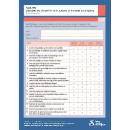 Autezme Scoreformulieren - Evi van der Zee