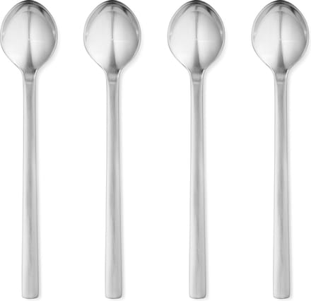 Georg Jensen New York Latte/Ice Tea Lepels - Set van 4 Stuks - 23 cm - Mat RVS
