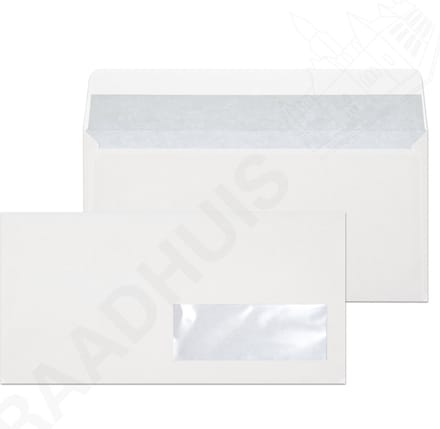 Raadhuis dienstenvelop DL (EA5/6) - 110x220mm - - venster rechts - met plakstrip - wit - 200 stuks - envelop - RD-402530-200
