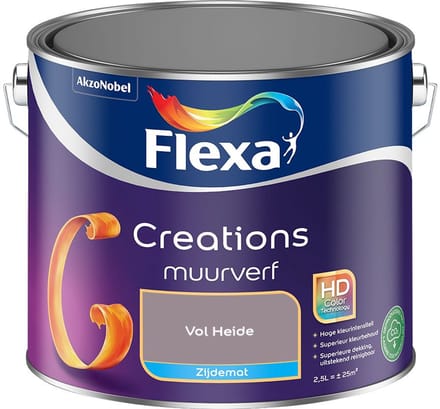 Flexa - Creations Muurverf Zijdemat - Vol Heide - Mengverf - 2,5 L