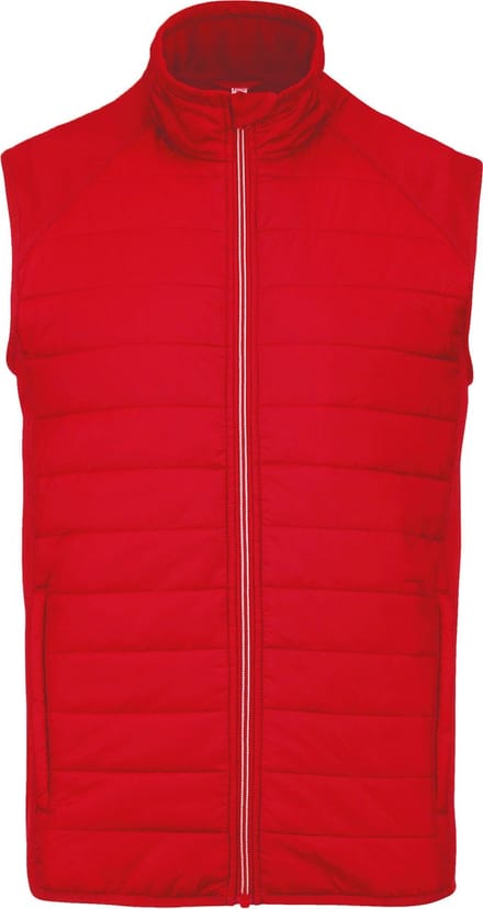 Sportbodywarmer met waterafstotende behandeling 'Proact' Rood - M