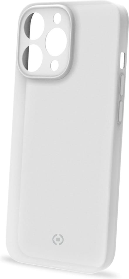 Celly Space Siliconen hoesje - Geschikt voor Apple iPhone 14 Pro Max - TPU Back Cover - Wit