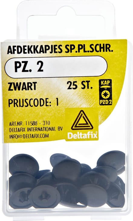 afdekkap schroef zwart