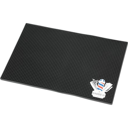 Hairdressing Countertop Anti skid Silicone Mat Dressing Table Tool Pad for Salon Use black