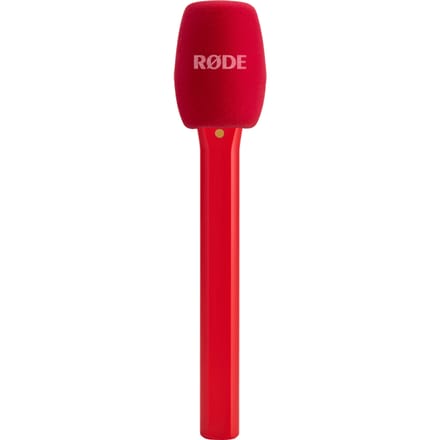 RØDE Interview Micro Handadapter – Rood – Voor RØDE Wireless Micro – Inclusief Foam Windscherm
