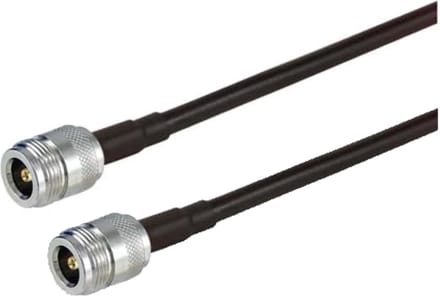 DrPhone HHC3 – LMR 400 Helium Hotspot Antennekabel – 2 Meter - N Type (Vrouwelijk) naar N Type (Vrouwelijk) – Zwart