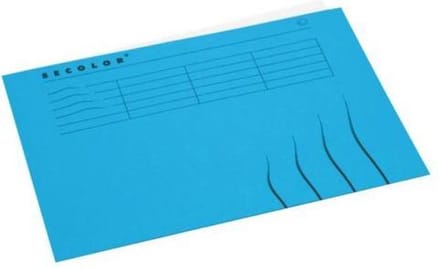 Secolor Dossieromslag A4 - pak 25 stuks - blauw