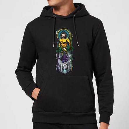 Aquaman and Ocean Master hoodie - Zwart - S