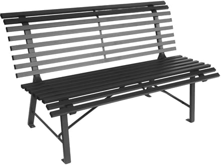 sweeek - Tuinbank 2-zits staal 140cm - nima