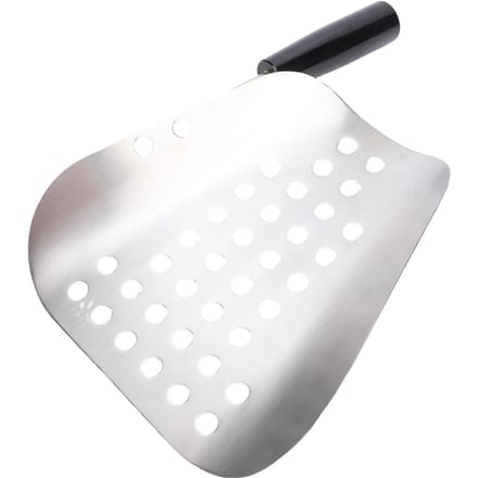 Geperforeerde Popcorn Schep Roestvrij Staal Friet Snel Vultool voor Commercieel Restaurant Bioscoop white
