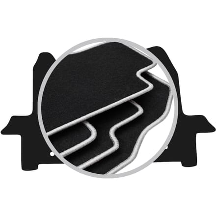 CARLUX-SILVER automatten voor: Ford Transit bestelwagen (2019-)