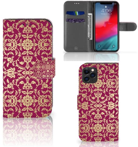 Wallet Case Apple iPhone 11 Pro Barok Pink
