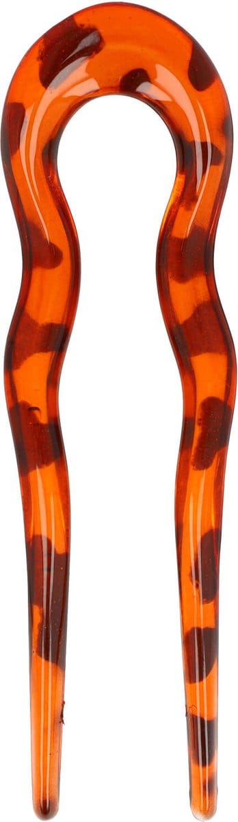 Haarsoires Styling Tool - Haarvork 13cm – Knot Haarpin – Kunststof – Bruin