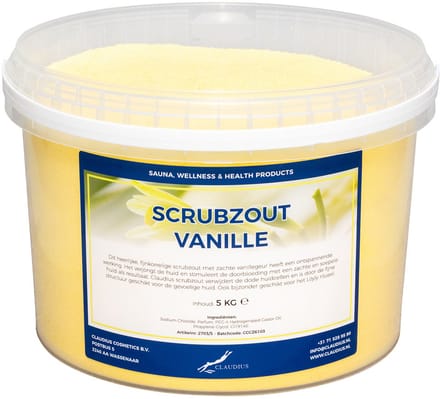 Scrubzout Vanille 5 KG - Hydraterende Lichaamsscrub