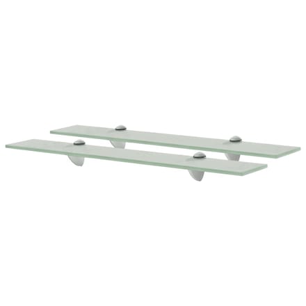 vidaXL - Schappen - zwevend - 2 - st - 60x20 - cm - 8 - mm - glas
