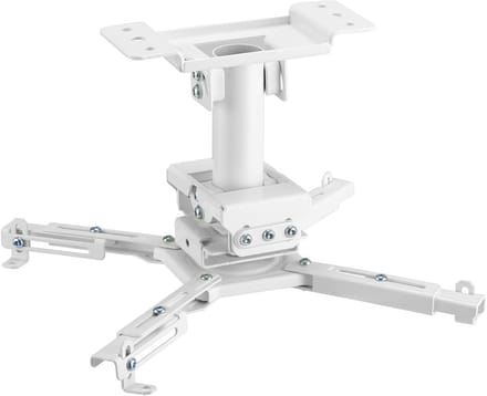 Projector Plafondbeugel - Motorisé Inbouw - Thuisbioscoop - Verstelbare Hoogte - 25 cm - Wit